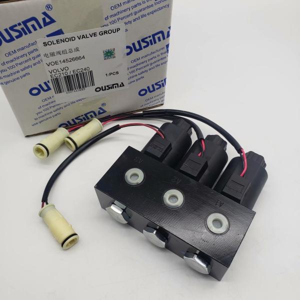 Máquina escavadora Solenoid Valve de Volvo EC210 EC240, válvula de controle VOE14526664 do solenoide