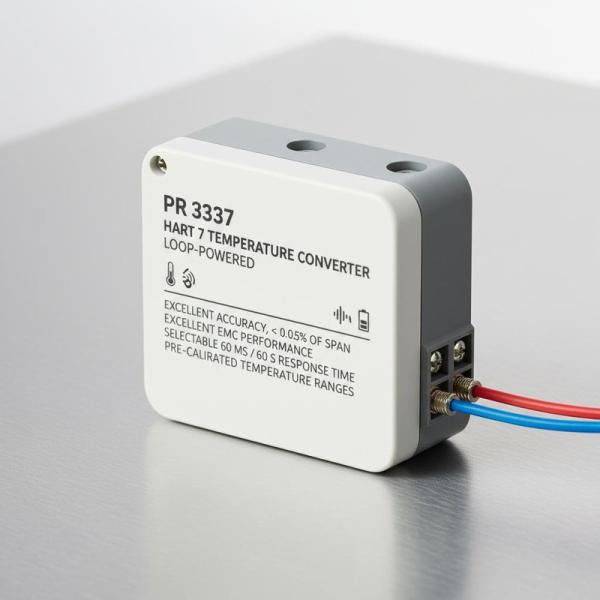 HART 7 PR 3337 Temperature Converter Loop-Powered 0.05% Accuracy Pre-Calibrated Ranges