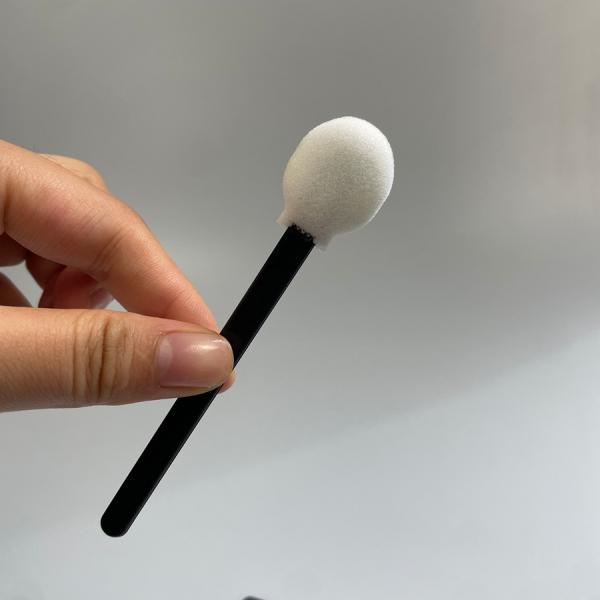 Multi-Purpose Round Head Foam Tip Swabs with 108mm Short Handle - 50-Pack for Precision Cleaning in Household, Medical & Industrial Applications