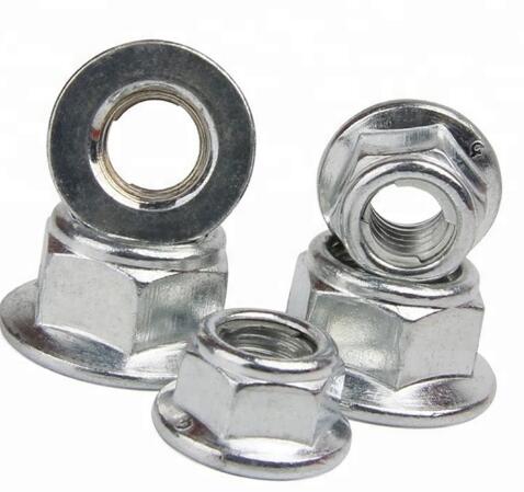 Prevailing Torque Type All Metal Lock Nut Mild Steel Zinc Plate Surface Din6927