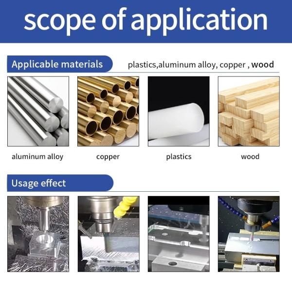 CNC Carbide Endmill HRC65 3 Flute Aluminium Milling Cutter Customizable OEM Aluminum Cutting Tools Specular Highlight for