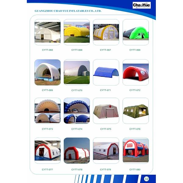 Outdoor 40x20m Red Archway Inflatable Sport Air Tent with CE Blowers