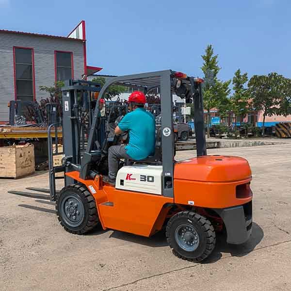 3T Gasoline Forklift Truck Warehouse Container Mast 4.8m Counterbalance Trucks