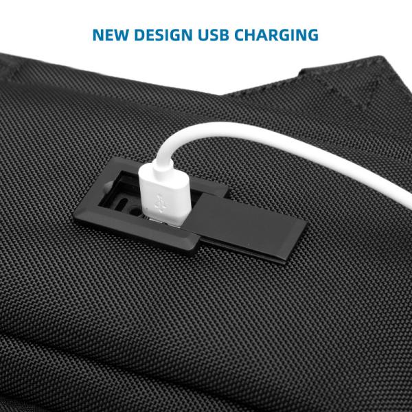 FCS Business Laptop Backpack USB Charging Men'S Travel Business Casual Backpack