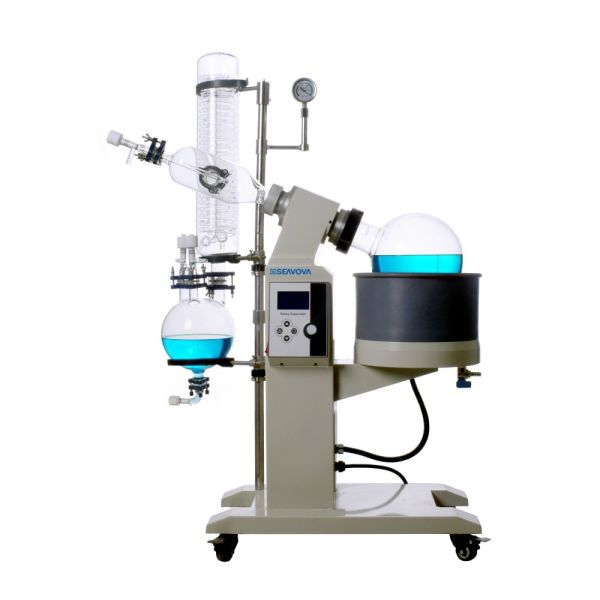 Automatic Lifting Rotary Evaporator 5L Lab Evaporator Stainless Steel 304