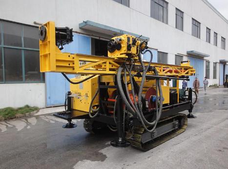 Full Hydraulic Core Drill Rig , Underground Drill Rig Long Feeding Stroke