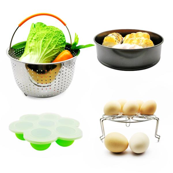10-Piece Nonstick Stay Cool Handle Cookware Set Hard Porcelain Enamel Cooking Items Stainless Steel Pot accessories
