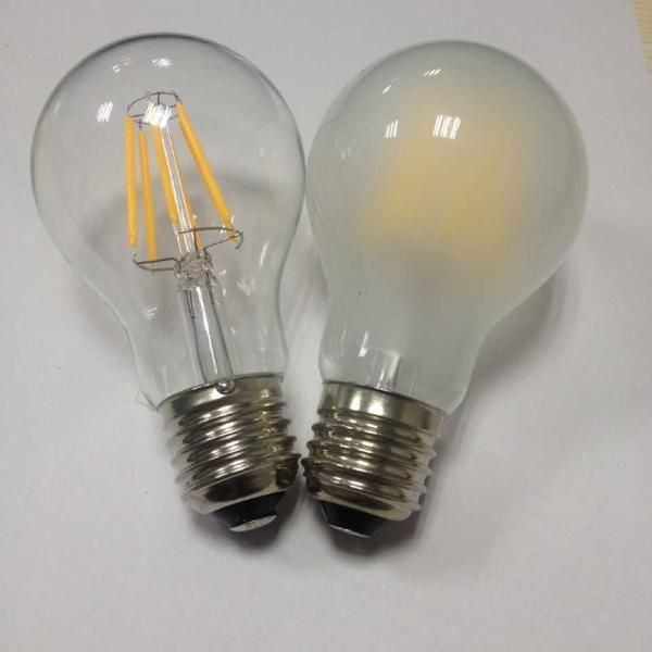 A19 filament led bulb light 5w 8w 120V for USA glass e27 base led filament COB energy saving warm white