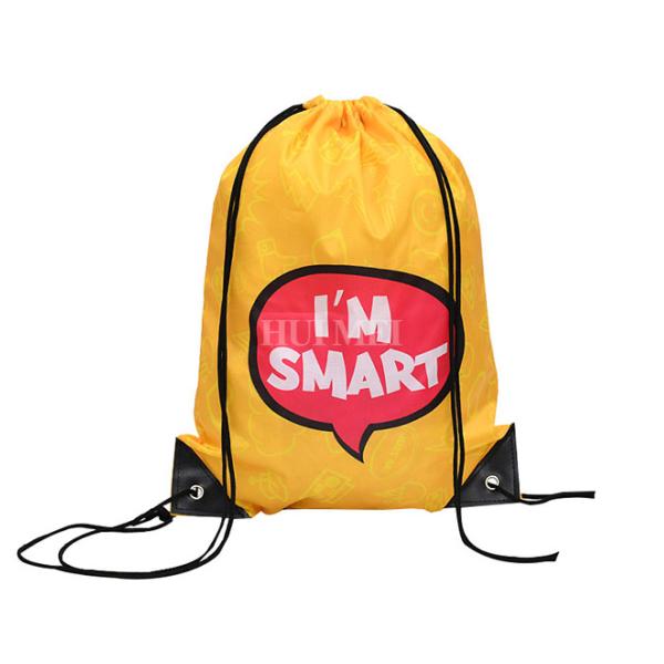 Сумки сумки желтые 105Gsm Eco Drawstring бакалеи не сплетенные выдвиженческие не сплетенные