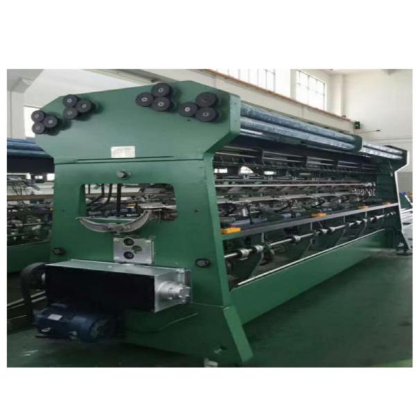 High speed sunshade net double needle bed raschel machine