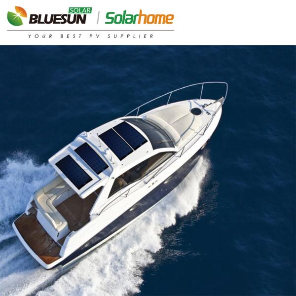 BLUESUN All Black 100W 18V ETFE 200W Flexible 180W Solar Panel 110W 160W Free Shipping