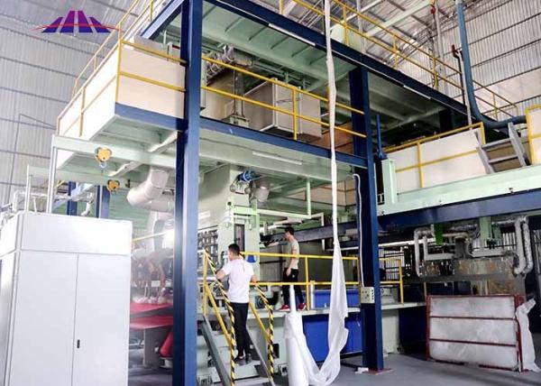 14000KW Spunbond Nonwoven Fabric Machine Flexible SMS SMMS SS SSS