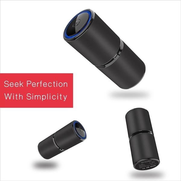 eliminador negativo do odor do purificador de ar Million/cm3 de 28dB Ion Car Air Purifier 5