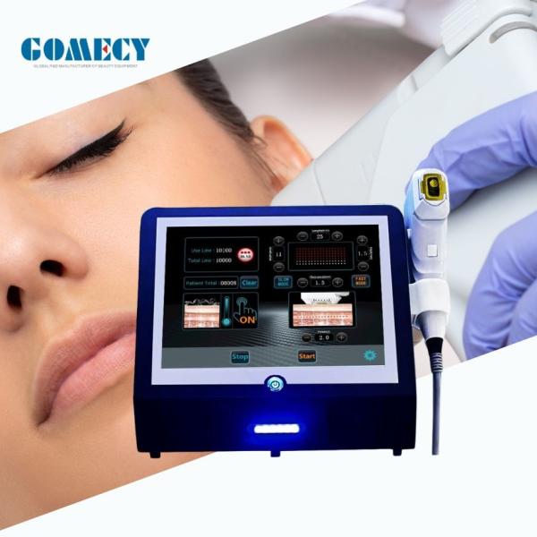Máquina de beleza HIFU 12D com compressão de gelo para apertar a pele e levantar o rosto