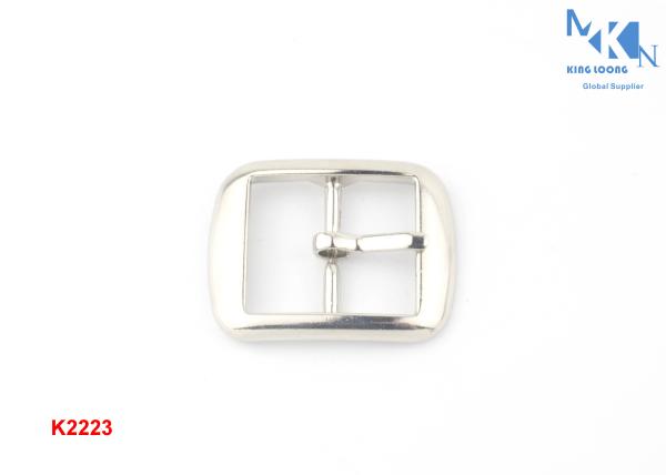 K2223 Metal Shoe Strap Buckles 20mm Zinc Alloy Hand Polished With Plating
