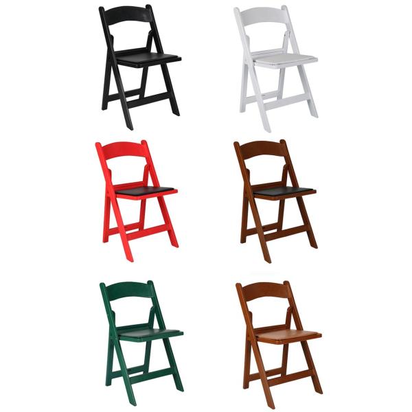 Garden Chair for Wedding Banquet Party Hotel White Resin Plastic Wimbledon Folding