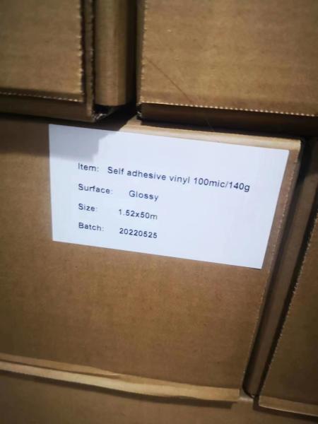 Envoltório do carro lustroso/vinil autoadesivo imprimível do PVC solvente de Matt Eco para o grande formato