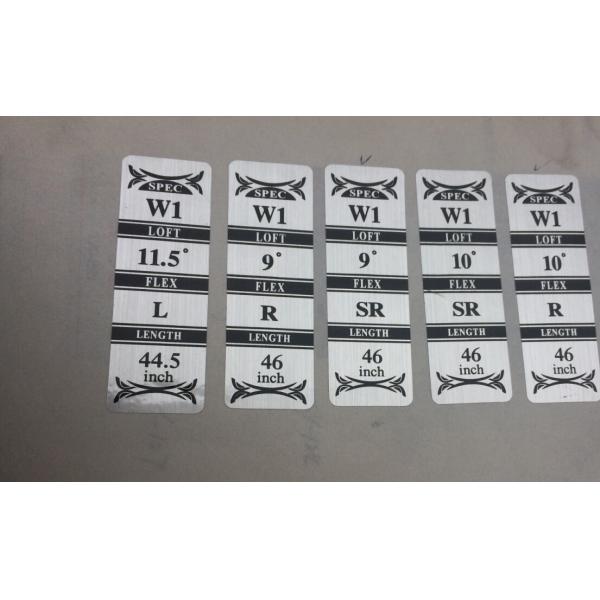 golf label ,  golf labels ,  golf shaft label,  golf shaft labels , golf tag , golf length label