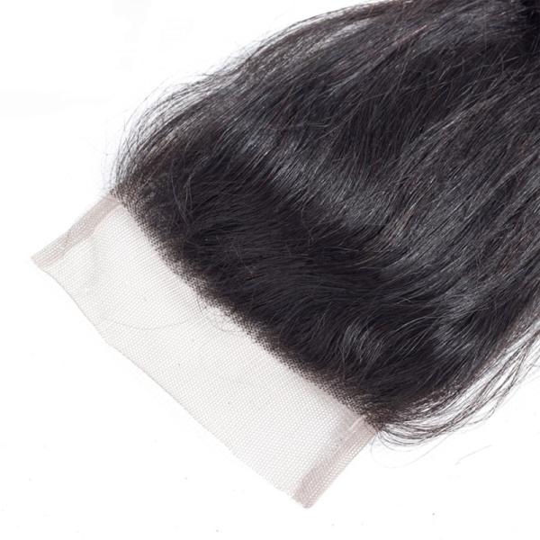 Human Hair Extension 4x4 Glueless Lace Closure Short Loose Wave Wig Remy Hair Grade
