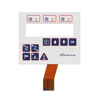 Contrôle d'interface imperméable de contact à membrane de FPC avec le bouton de relief