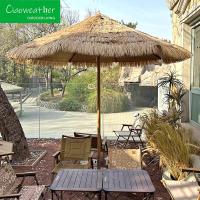 Muebles de exterior sombrilla de sombreado con el polo medio cubierta de patio por la estructura Pengyi