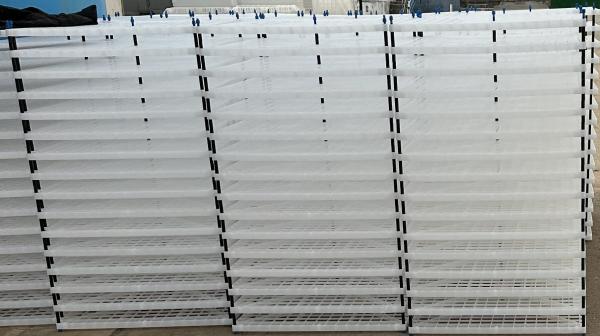 PVC/PP Fill Counterflow Cooling Tower Grid Trickle Fill Anti-UV Black Plastic Mesh Filler Net Infill for Durable Cooling