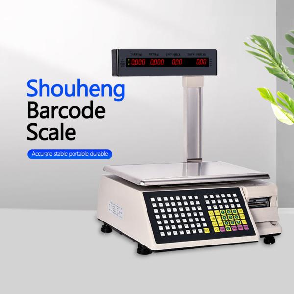 ODM Customized Support SHW-TMB 15kg Label Printing Weighing Scale Barcode Receipt Print
