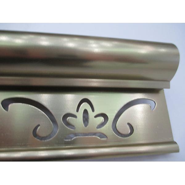 Gold Color Anodized Aluminum Extrusion Profiles For Household Drying Rack