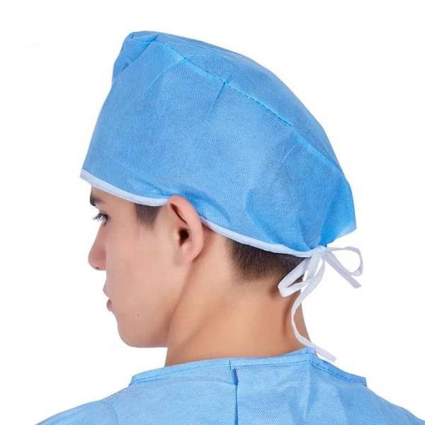 Customizable Nonwoven Clip Caps 21' 24' Cheap Price Medical Disposable Polypropylene Bouffant Caps