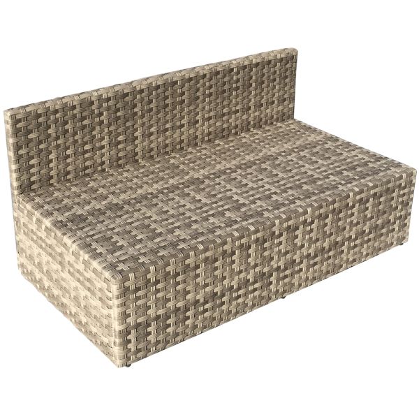 Wholesale Factory Delivery Made in China Outdoor Furniture Rattan Multi Function Sofa Set Wicker Chaise Lounge With Coffee Table