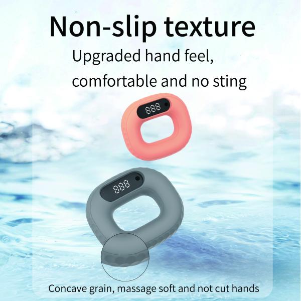Grip Ring Silicone Counting Hand Rehabilitation Training Finger Strength Flexible Exercise Grip Ball