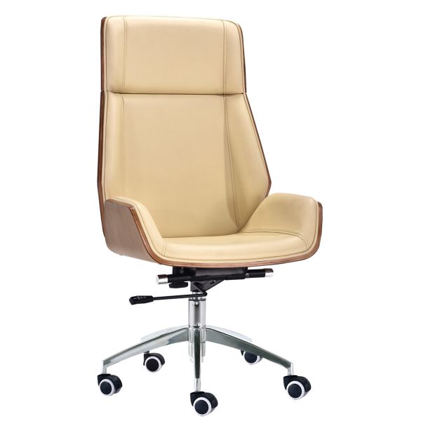 Modern Computer PU Leather Chair High Back Swivel Office Chair