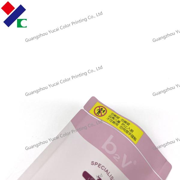 FDA Aluminum Foil Stand Up Plastic Pouch Packaging Mositure Proof