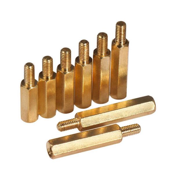 A fêmea masculina de bronze rosqueada encanta o comprimento do M3 4-60mm dos suportes isoladores para lâmpadas