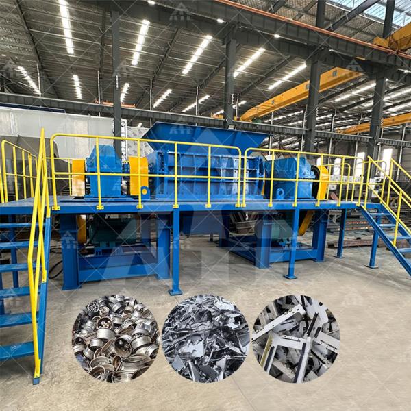 Machine de déchiquetage de déchets d'aluminium de boîte d'approbation ISO D