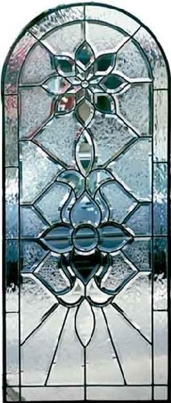 inlaid glass of irregular shape