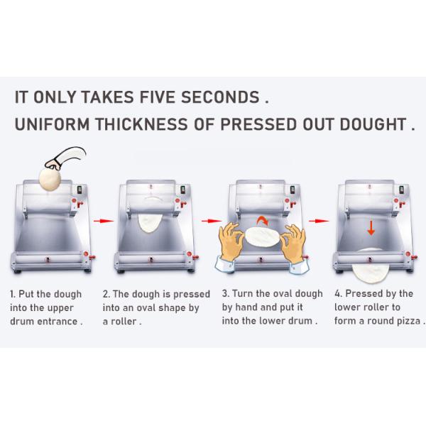 20 PCS/MIN Электрическая прессовая машина для прессования теста для пиццы из нержавеющей стали