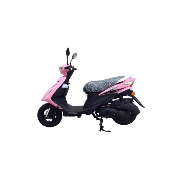 4 Stroke Gas Motor Scooter , Moped Motor Scooter Iron Muffler Hydraulic Shock