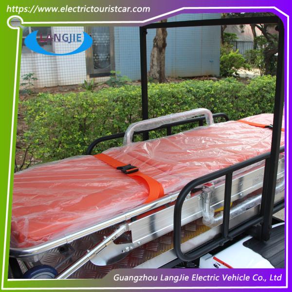 Resort Electric Utility Golf Cart 2 места + 1 кровать Электрический автомобиль с верхним светом для аэропорта