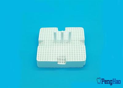 Square Shape Dental Honeycomb Firing Tray 2 Sizes Optional With Ceramic Pins