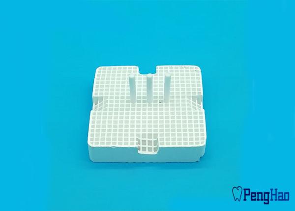 Square Shape Dental Honeycomb Firing Tray 2 Sizes Optional With Ceramic Pins