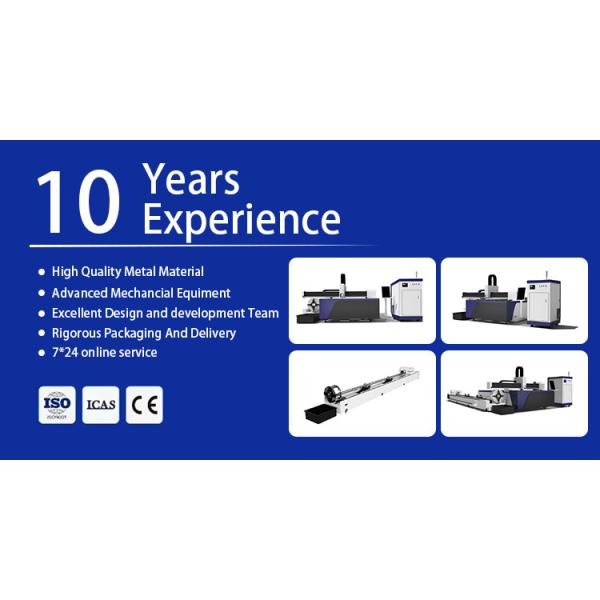 3kw Iron Plate Fiber Laser Cutting Machine with Schneider Electric-France Electrical Components and SMC-Japan N2 Control Valve