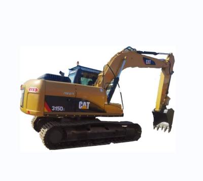 20-Ton Used Caterpillar Excavator Cat 315D 1M Bucket 91kW Power 3500 Working Hours Video Inspection