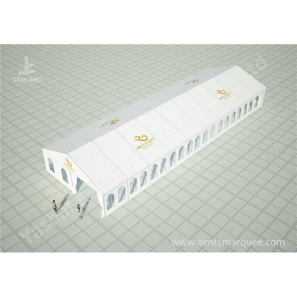 Clear Top / Wall PVC Fabric Cover Outdoor Luxury Wedding Tents With White Linings