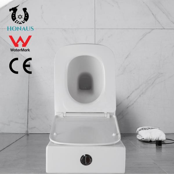 Square Anti Bacteria Two Piece Toilet Bowl