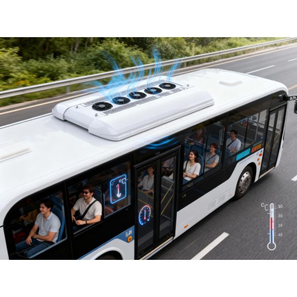 Roof Mounted R410A Electric Bus Air Conditioner with 28KW Cooling Capacity for Optimal Temperature Control