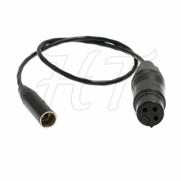 BMPCC 4K Audio Video Cable for Blackmagic Pocket Cinema 4K 6K XLR 3-pin to TA3F Mini XLR 3 Pin