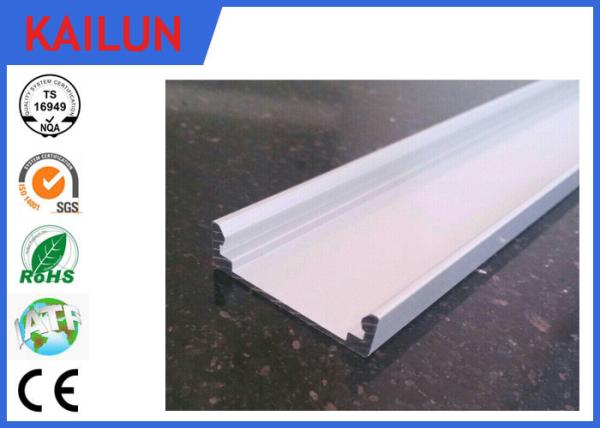 Silver Anodized LED Strip Aluminium Extrusion Flat Bar for 18 Watt Panel Light