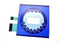 Écran LCD grossièrement transparent, commutateur tactile rond avec dôme métallique
