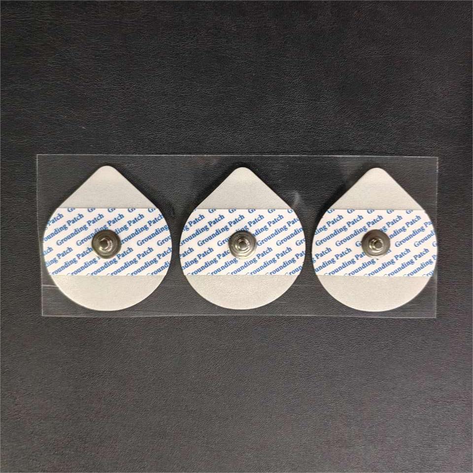 MAXSHARER Grounding Earthing PU Resin Electrode Patches Drop Shape 30 Pcs/Pack Custom Logo Accepted Targeted Pain Relief Ground
